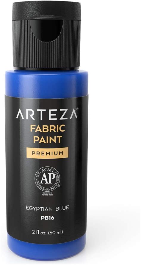 blue metallic fabric paint|arteza permanent fabric paint.